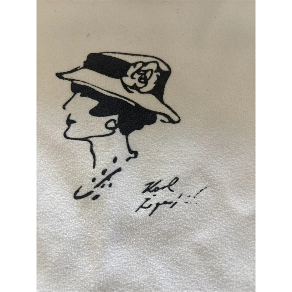 CHANEL Karl Lagerfeld Coco Image Flap Dust Bag 16”W X 9.5”